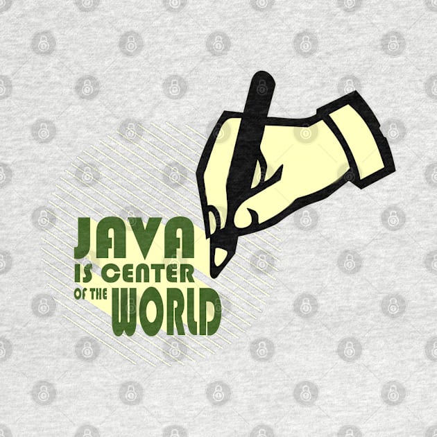 Java is Center of the World which explains that Java as by Ndeso d'Sain